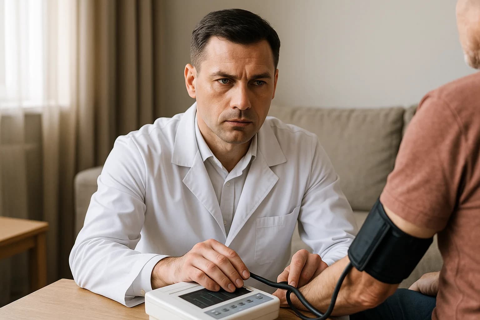 Врач с оборудованием